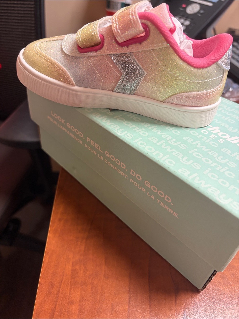 Dr scholls Madison rainbow toddler shoes
